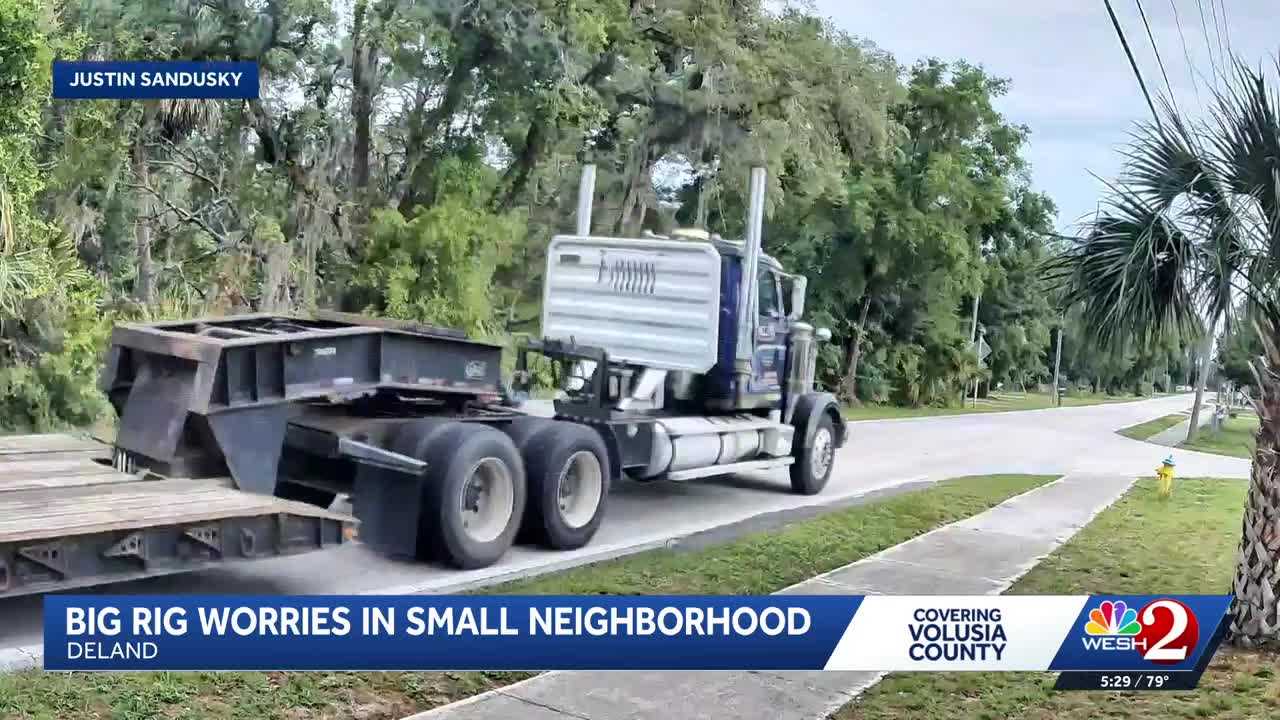 DeLand-area neighbors raise concerns about truck traffic on Marsh Road — WESH 2 Local Orlando, Naples Real Estate news