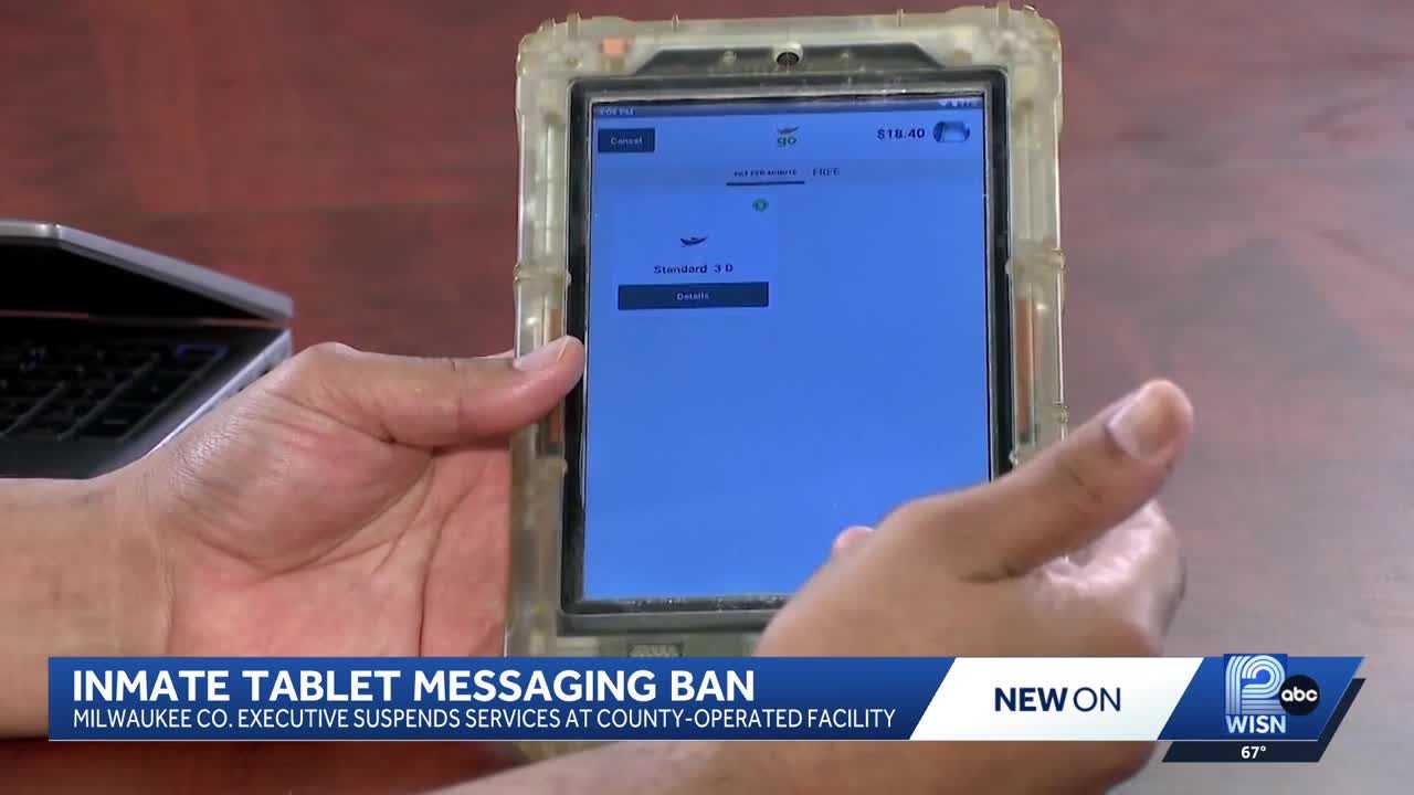 Milwaukee County Sheriff's Office suspends messaging feature on jail tablets — WISN 12 Milwaukee, Naples Community news