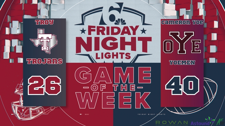 Friday Night Lights Game of the Week | Troy vs. Cameron Yoe — KCEN (Central Texas), Naples Sports news