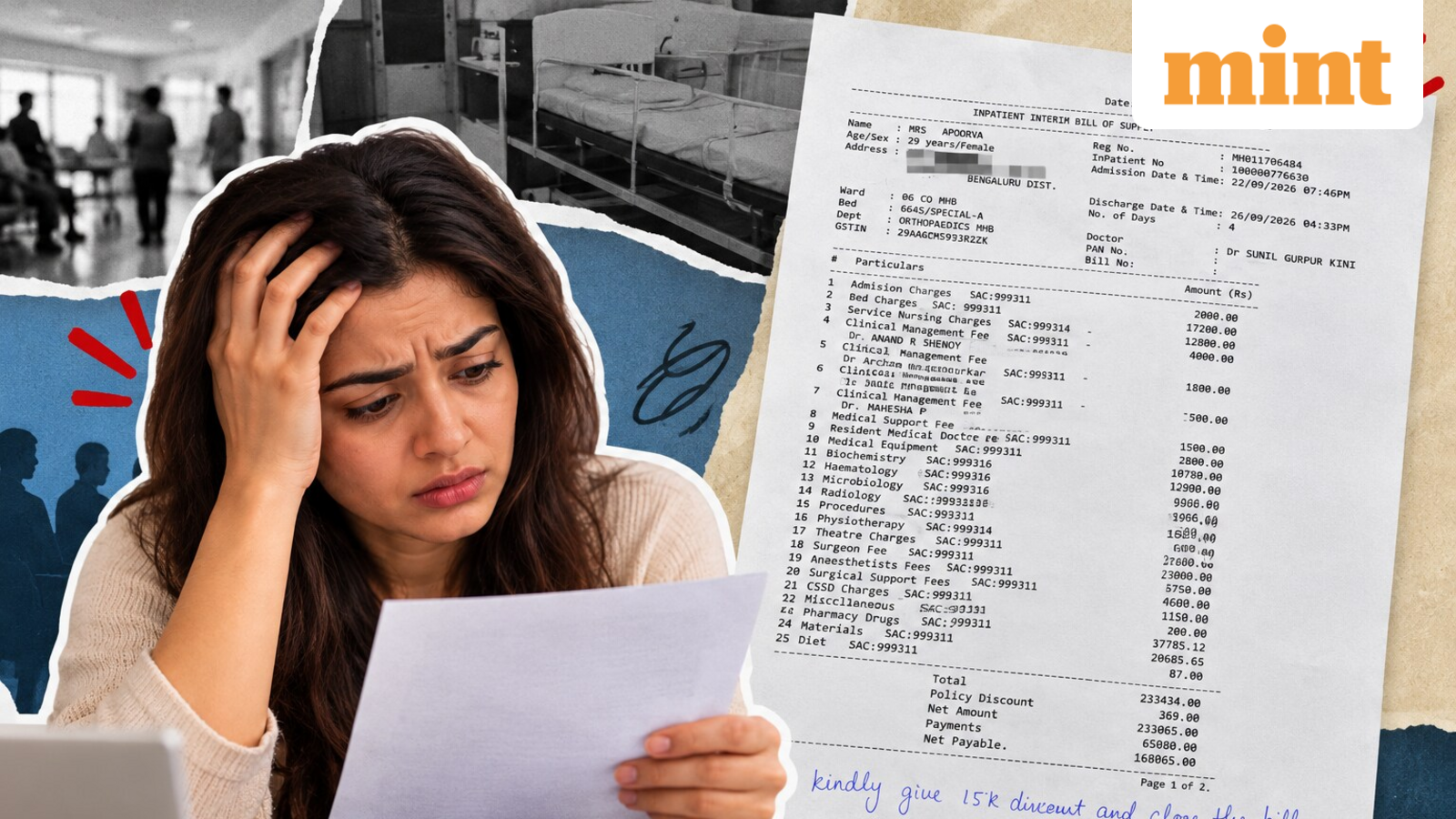 ₹2.33 lakh hospital bill despite alleged service failures: What rights do patients' have? — Mint India, Naples Health news